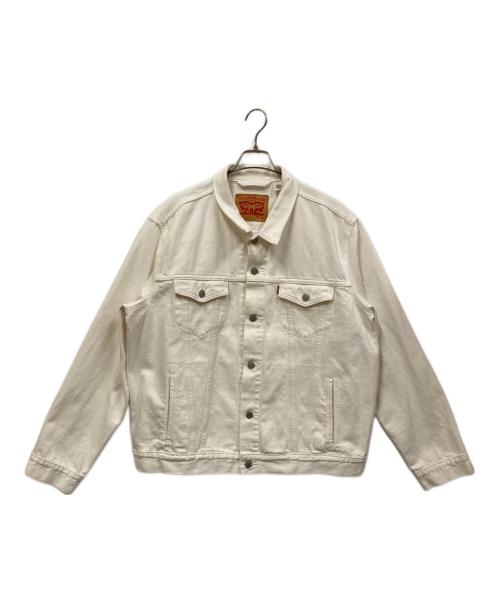 LEVI'S（リーバイス）LEVI'S (リーバイス) デニムトラッカージャケット ホワイト サイズ:XLの古着・服飾アイテム