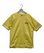 stussyステューシー）の古着「HOW WE'RE LIVIN' PIGMENT DYED TEE」｜イエロー