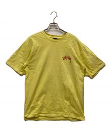 stussy（ステューシー）の古着「HOW WE'RE LIVIN' PIGMENT DYED TEE」｜イエロー