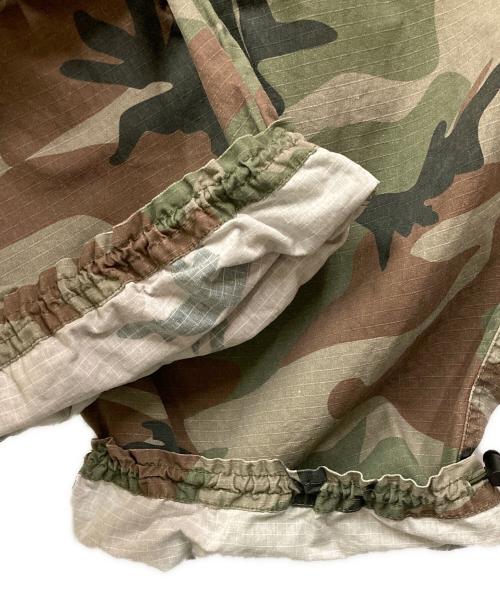 NAUTICA（ノーティカ）NAUTICA (ノーティカ) スーパーワイドカーブカモ柄カーゴパンツ オリーブ×ブラウン サイズ:XLの古着・服飾アイテム