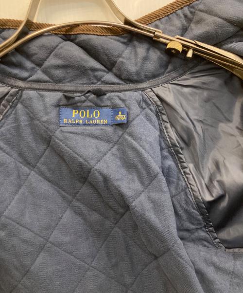 POLO RALPH LAUREN（ポロ・ラルフローレン）POLO RALPH LAUREN (ポロ・ラルフローレン) キルティングジャケット ネイビー サイズ:Mの古着・服飾アイテム