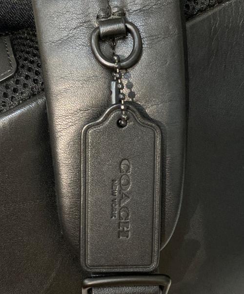 COACH（コーチ）COACH (コーチ) カモフラ柄ナイロンレザーバックパック グレーの古着・服飾アイテム