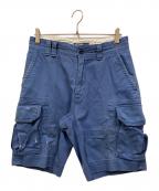 POLO RALPH LAURENポロ・ラルフローレン）の古着「90s カーゴショートパンツ」｜ブルー