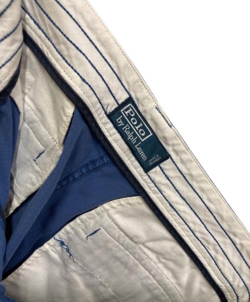 POLO RALPH LAUREN（ポロ・ラルフローレン）POLO RALPH LAUREN (ポロ・ラルフローレン) 90s カーゴショートパンツ ブルー サイズ:W30の古着・服飾アイテム