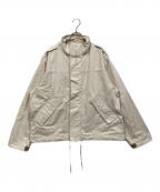 Acne studiosアクネ ストゥディオズ）の古着「ロゴリップストップジャケット」｜ホワイト