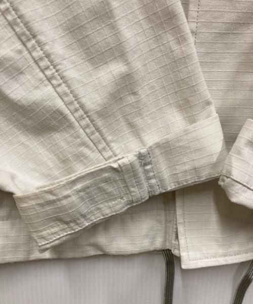 Acne studios（アクネ ストゥディオズ）Acne studios (アクネ ストゥディオズ) ロゴリップストップジャケット ホワイト サイズ:44の古着・服飾アイテム