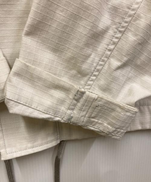 Acne studios（アクネ ストゥディオズ）Acne studios (アクネ ストゥディオズ) ロゴリップストップジャケット ホワイト サイズ:44の古着・服飾アイテム