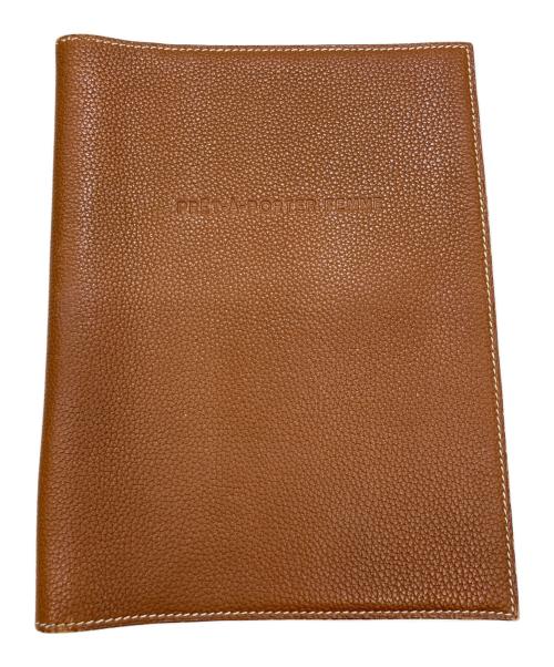 HERMES（エルメス）HERMES (エルメス) アジェンダ /B5 ブックカバー ブラウンの古着・服飾アイテム