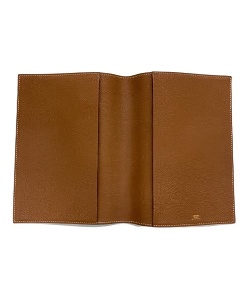 HERMES（エルメス）HERMES (エルメス) アジェンダ /B5 ブックカバー ブラウンの古着・服飾アイテム