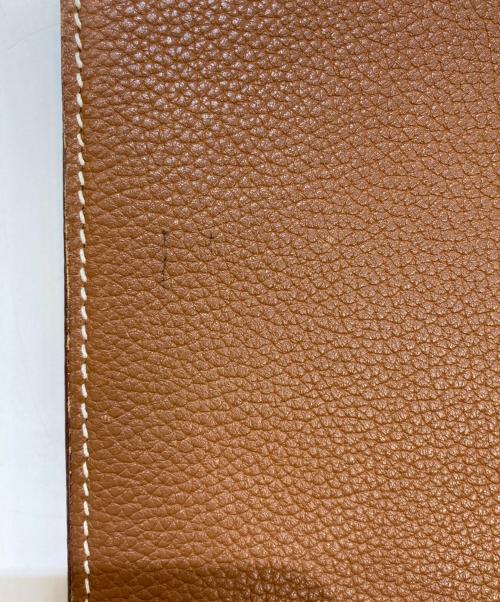 HERMES（エルメス）HERMES (エルメス) アジェンダ /B5 ブックカバー ブラウンの古着・服飾アイテム