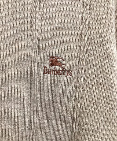 Burberry's（バーバリーズ）Burberry's (バーバリーズ) ショルダーエルボーパッチウールニット ベージュ サイズ:Mの古着・服飾アイテム