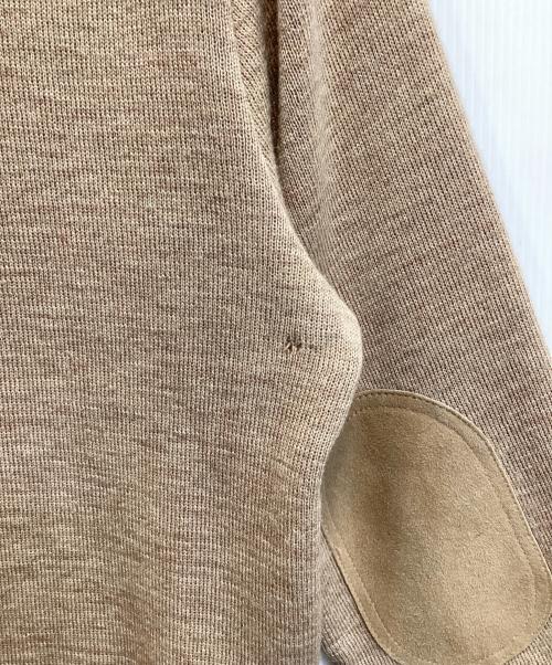 Burberry's（バーバリーズ）Burberry's (バーバリーズ) ショルダーエルボーパッチウールニット ベージュ サイズ:Mの古着・服飾アイテム