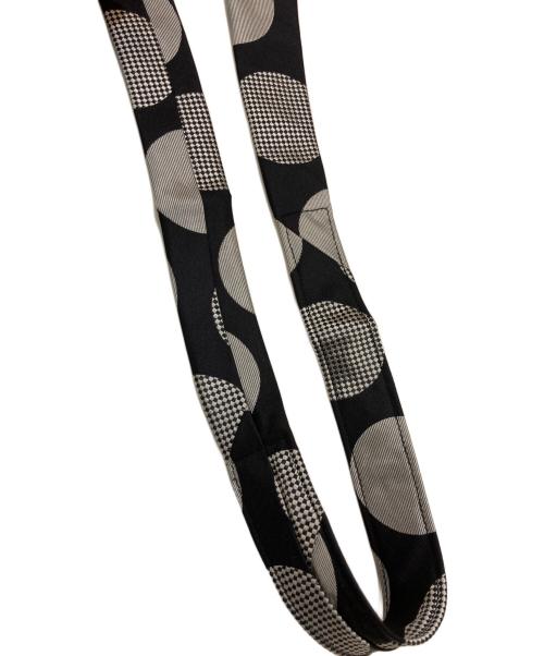COMME des GARCONS HOMME DEUX（コムデギャルソン オム ドゥ）COMME des GARCONS HOMME DEUX (コムデギャルソン オム ドゥ) シルクドットネクタイ グレー×ブラック サイズ:記載なしの古着・服飾アイテム