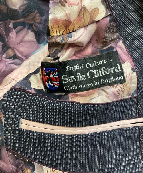 PAUL SMITH（ポールスミス）PAUL SMITH (ポールスミス) ストライプセットアップスーツ ホワイト×ネイビー サイズ:Mの古着・服飾アイテム