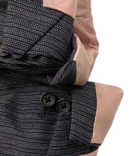 PAUL SMITH（ポールスミス）PAUL SMITH (ポールスミス) ストライプセットアップスーツ ホワイト×ネイビー サイズ:Mの古着・服飾アイテム