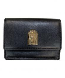 FURLA（フルラ）の古着「Moon Compact WALLET TRIFOLD/コンパクトウォレット」｜ブラック