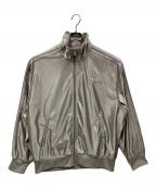 adidasアディダス）の古着「オーバーサイズ ファイヤーバード トラックトップ ライトオニキス」｜シルバー