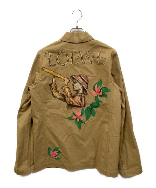 LOEWE（ロエベ）LOEWE (ロエベ) Workwear Safari Jacket /ワークウェア サファリジャケット ベージュ サイズ:46の古着・服飾アイテム