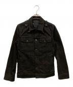 GIVENCHYジバンシィ）の古着「スタースタッズデニムジャケット」｜ブラック