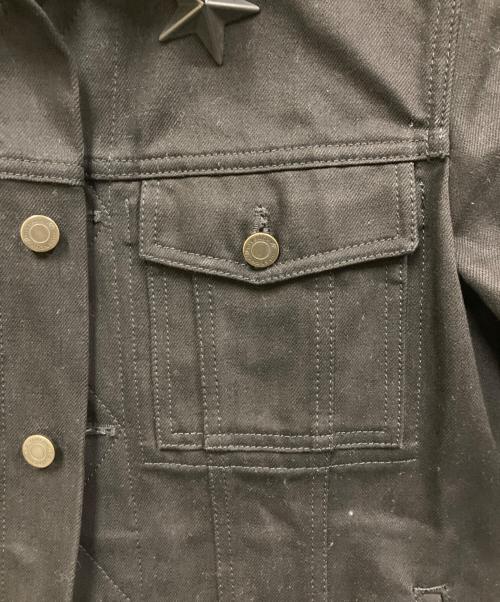 GIVENCHY（ジバンシィ）GIVENCHY (ジバンシィ) スタースタッズデニムジャケット ブラック サイズ:XSの古着・服飾アイテム