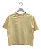 Acne studiosアクネ ストゥディオズ）の古着「S/SロゴTシャツ」｜イエロー