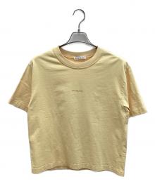 Acne studios（アクネ ストゥディオズ）の古着「S/SロゴTシャツ」｜イエロー