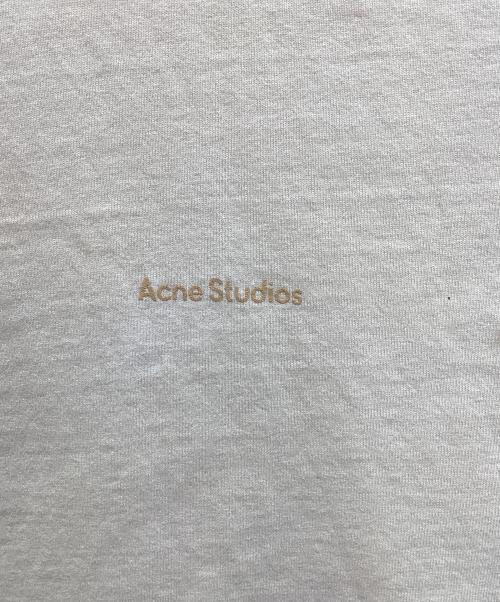 Acne studios（アクネ ストゥディオズ）ACNE STUDIOS (アクネ ストゥディオズ) S/SロゴTシャツ イエロー サイズ:Sの古着・服飾アイテム