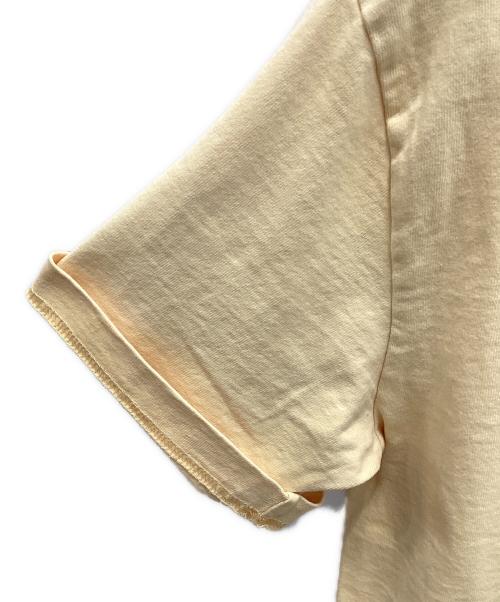 Acne studios（アクネ ストゥディオズ）ACNE STUDIOS (アクネ ストゥディオズ) S/SロゴTシャツ イエロー サイズ:Sの古着・服飾アイテム