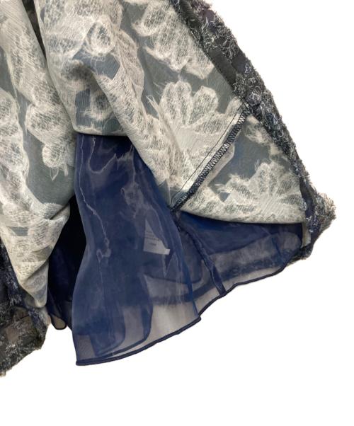 Ameri（アメリ）AMERI (アメリ) MEDI RACHEL FLUFFY ART CAMISOLE ネイビー サイズ:Sの古着・服飾アイテム