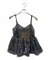 AMERI（アメリ）の古着「MEDI RACHEL FLUFFY ART CAMISOLE」｜ネイビー