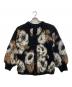 Ameri VINTAGE（アメリヴィンテージ）の古着「VERONICAJACQUARDKNIT CARDIGAN カーディガン」｜ブラック×ブラウン