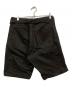 COMOLI (コモリ) ベルテッドデニムショーツ ブラック サイズ:2：14000円