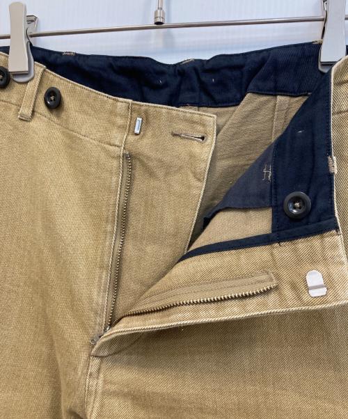 MHL（エムエイチエル）MHL (エムエイチエル) ストレートパンツ ベージュ サイズ:1の古着・服飾アイテム