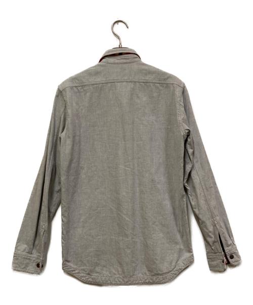 LACOSTE（ラコステ）LACOSTE (ラコステ) リバーシブルシャツ トリコロールカラー×グレー サイズ:Sの古着・服飾アイテム