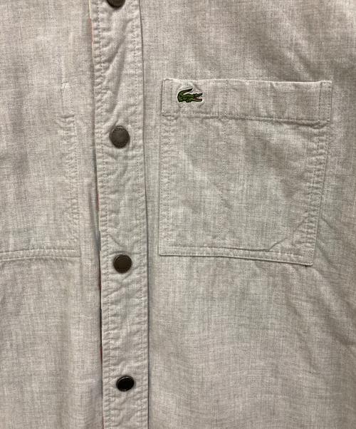 LACOSTE（ラコステ）LACOSTE (ラコステ) リバーシブルシャツ トリコロールカラー×グレー サイズ:Sの古着・服飾アイテム
