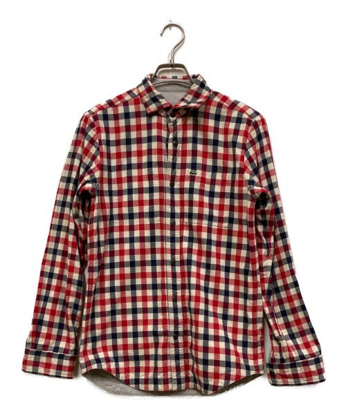 LACOSTE（ラコステ）LACOSTE (ラコステ) リバーシブルシャツ トリコロールカラー×グレー サイズ:Sの古着・服飾アイテム