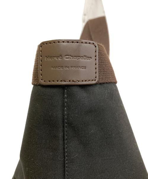 Herve Chapelier（エルベシャプリエ）Herve Chapelier (エルベシャプリエ) 舟形トートM 707 ブラック×ブラウンの古着・服飾アイテム
