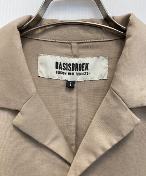 BASISBROEK（バージスブルック）BASISBROEK (バージスブルック) S/Sシャツ ベージュ サイズ:1の古着・服飾アイテム