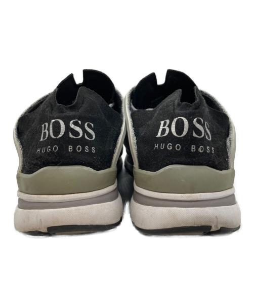 BOSS HUGO BOSS（ボス ヒューゴボス）BOSS HUGO BOSS (ボス ヒューゴボス) ローカットスニーカー グレー サイズ:40の古着・服飾アイテム