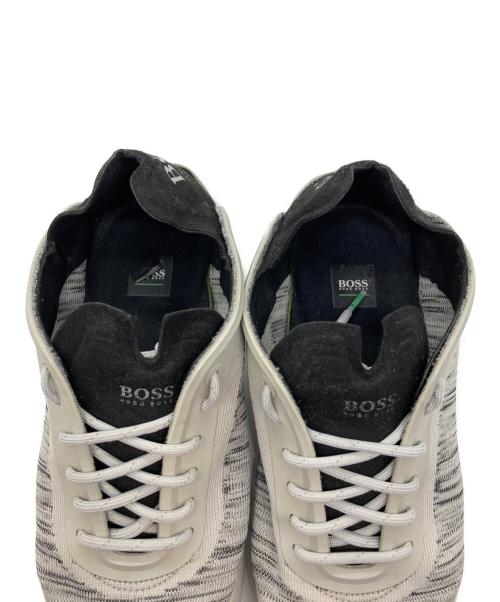 BOSS HUGO BOSS（ボス ヒューゴボス）BOSS HUGO BOSS (ボス ヒューゴボス) ローカットスニーカー グレー サイズ:40の古着・服飾アイテム