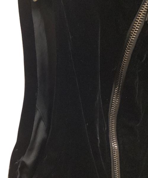 GIORGIO ARMANI（ジョルジオアルマーニ）GIORGIO ARMANI (ジョルジオアルマーニ) ベルベット ベスト ブラック サイズ:48の古着・服飾アイテム