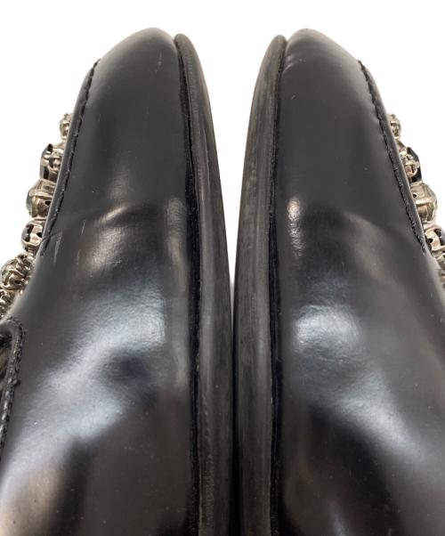 CHURCH'S（チャーチ）CHURCH'S (チャーチ) ビジュ装飾ローファー ブラック サイズ:SIZE 足裏24CM(21.5CM-22CM 相当)の古着・服飾アイテム