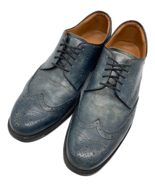 RUNWALK（ランウォーク）Runwalk (ランウォーク) ウィングチップシューズ ブルー サイズ:27の古着・服飾アイテム