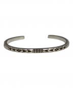 Navajoナバホ）の古着「ナバホ族/スタンプワークバングル」｜シルバー