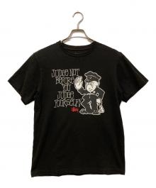 stussy（ステューシー）の古着「POLICE CARTOON COP T」｜ブラック