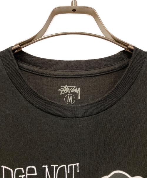 stussy（ステューシー）stussy (ステューシー) POLICE CARTOON COP T ブラック サイズ:Mの古着・服飾アイテム