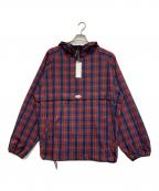 FUCKING AWESOMEファッキンオーサム）の古着「PLAID ANORAK/アノラックパーカー」｜ブルー×レッド