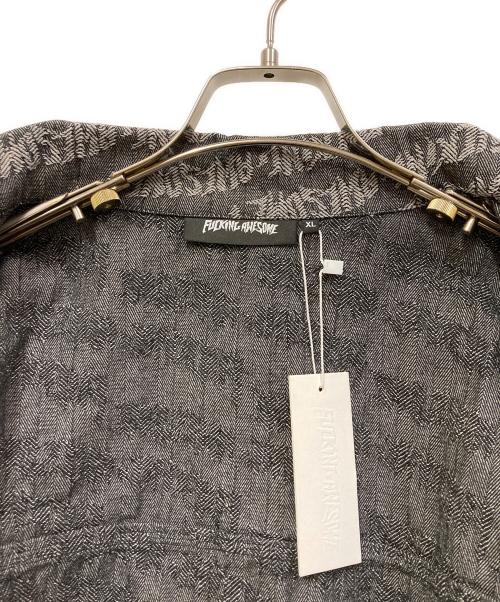 FUCKING AWESOME（ファッキンオーサム）Fucking Awesome (ファッキンオーサム) Herringbone Work Jacket グレー サイズ:SIZE XL 未使用品の古着・服飾アイテム