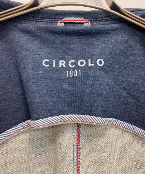 CIRCOLO 1901（チルコロ1901）Circolo 1901 (チルコロ1901) デニムテーラードジャケット インディゴ サイズ:48の古着・服飾アイテム
