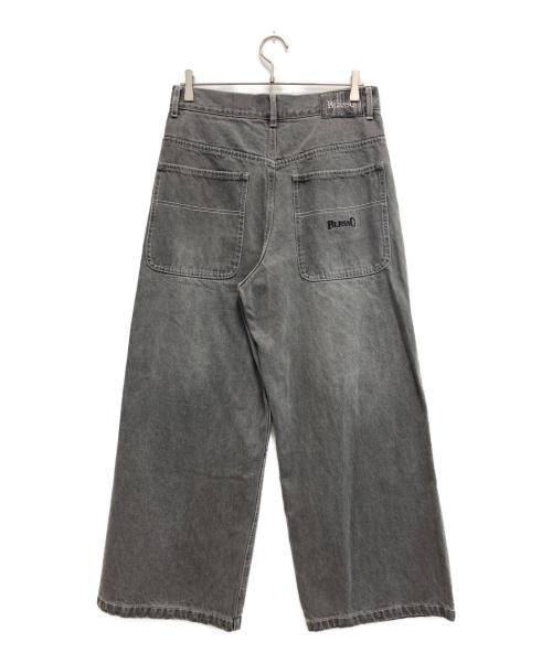 BLESSU（ブレスユー）BLESSU (ブレスユー) バギーデニムパンツ グレー サイズ:Mの古着・服飾アイテム